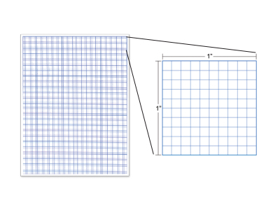 Graph Paper: 8-½” X 11”