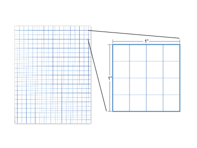 Graph Paper: 8-½” X 11”