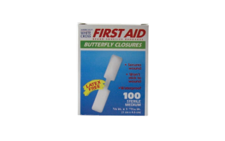 Butterfly Closure Bandage Medium, ³∕₈” X 1-¾”