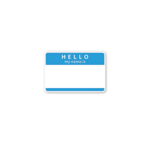 Name Badge/Sticker