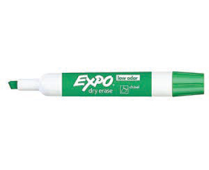 Dry Erase Broad Chisel Tip Markers