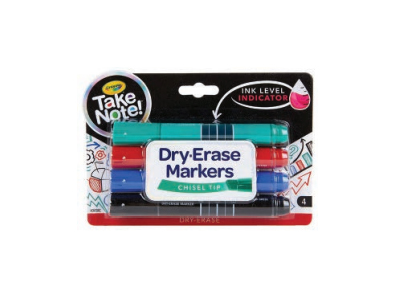 Dry Erase Chisel Tip Markers