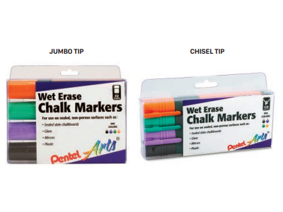 Wet Erase Chalk Markers