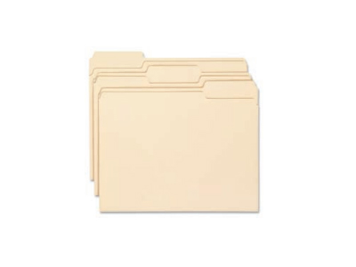 1 ∕3 Cut Manila File Folders