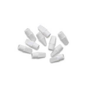 White Pencil Cap Erasers