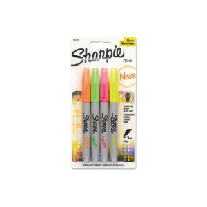 Neon Fine Tip Marker Set