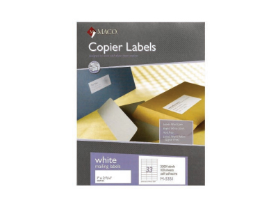 Copier Labels