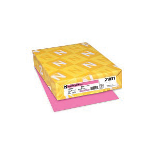 Fluorescent Colored Bond Paper Pink