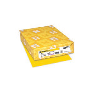 Fluorescent Colored Bond Paper Yellow