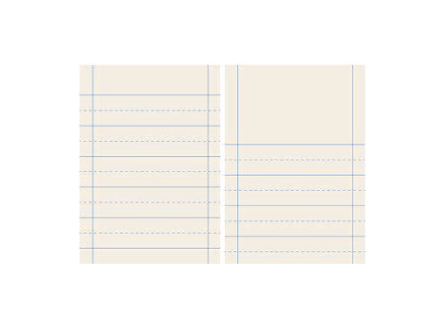 Special Training Newsprint Paper - Cursive