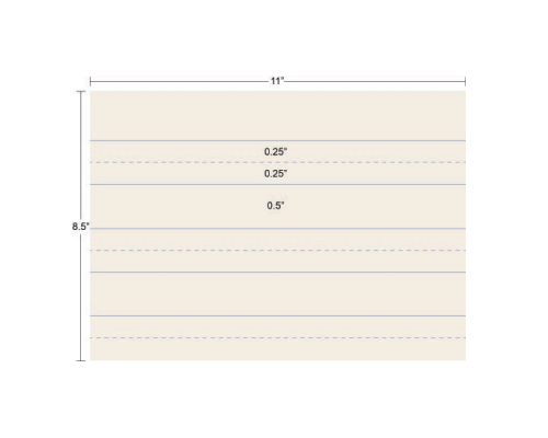 Special Training Newsprint Paper - Cursive