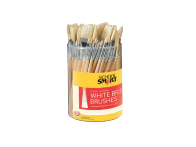 White Bristle Brush Set