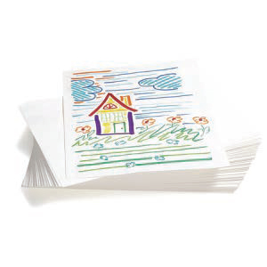 White Drawing Paper  9” X 12”