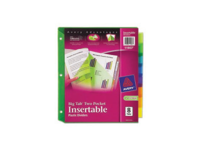 8-Tab Pocket Dividers