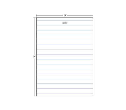 [7857666050] Chart Paper 24” X 36”