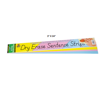 [7851505186] Dry Erase Sentence Strips 3" X 24"