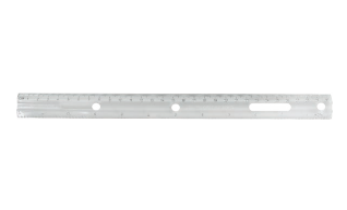 [6157941136] Ruler: Plastic; 12”
