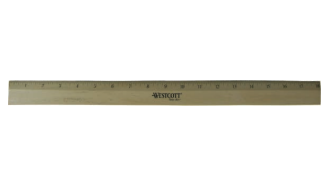 [6157981211] Ruler: Wood; 18”
