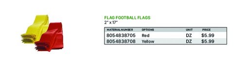 [8054838705] Flag Football Flags Red
