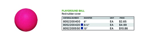 [8052200550] Playground Ball 13”