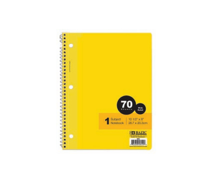 [6156026500] 1-Subject Notebook