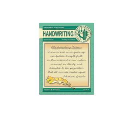 Workbook “Writing In Cursive” - Book F