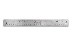 [6157940415] Metal Ruler