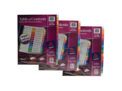 Index Dividers