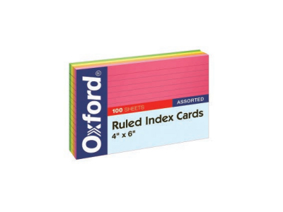 [6153509755] Neon Colored Index Cards