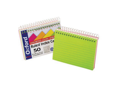 [6153500281] Neon Colored Index Cards