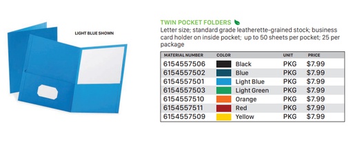 [6154557511] Twin Pocket Folders