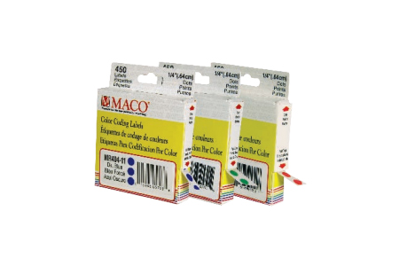 [6155126066] Color Coding Round Labels