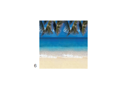 [0505919718] Bulletin Board Tropical Beach