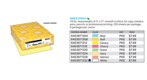 [6453971312] Index Stock
