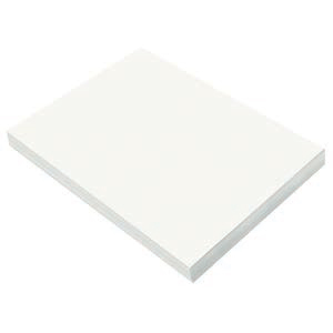 [7854590275] 9” X 12” Construction Paper Bright White