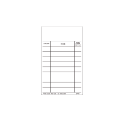 [9661212681] Library Circulation Card