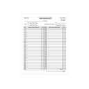 Library Fines Receipt Record Book
